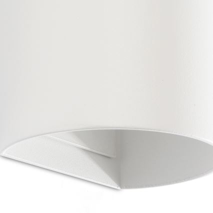 FARO 40538 - Аплик SOLE 2xGU10/8W/230V бял кръгла