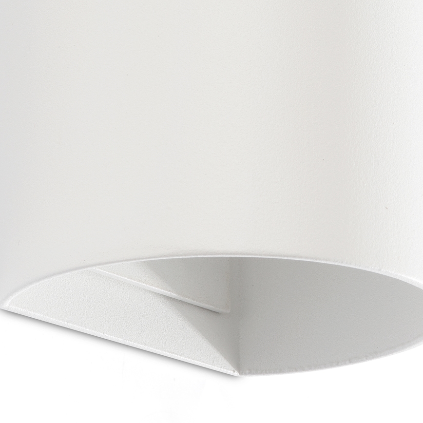 FARO 40538 - Аплик SOLE 2xGU10/8W/230V бял кръгла