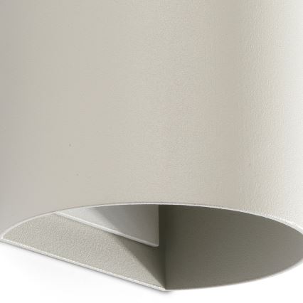 FARO 40540 - Аплик SOLE 2xGU10/8W/230V сив кръгла