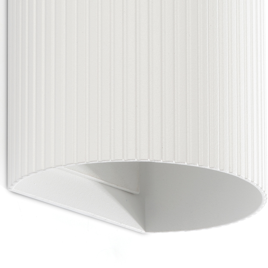 FARO 40542 - Аплик SOLE 2xGU10/8W/230V бял велпапе кръгла