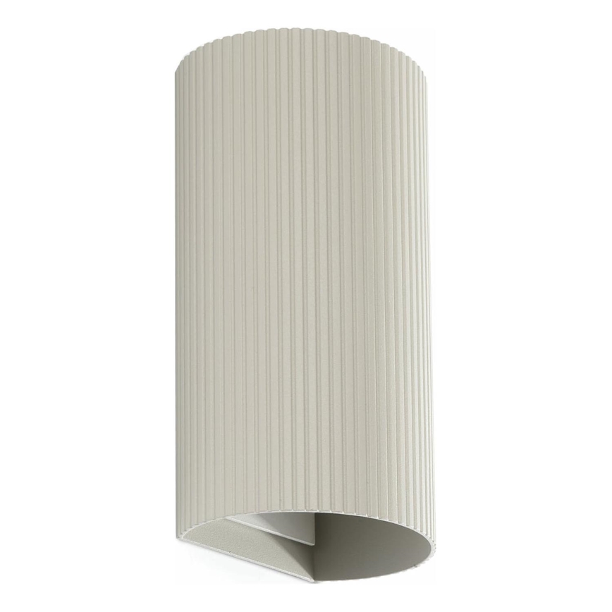 FARO 40544 - Аплик SOLE 2xGU10/8W/230V сив велпапе кръгла
