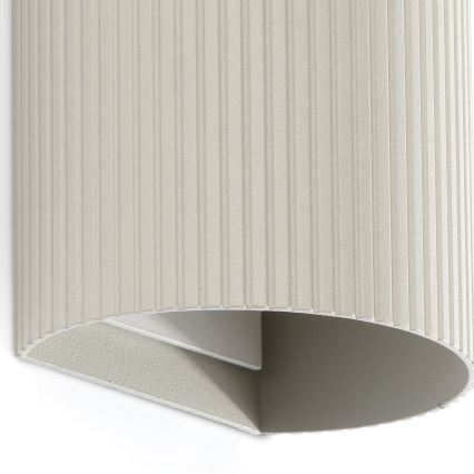 FARO 40544 - Аплик SOLE 2xGU10/8W/230V сив велпапе кръгла