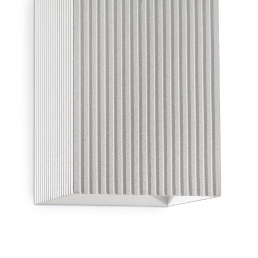 FARO 40565 - Аплик SOLE 2xGU10/8W/230V бял велпапе ъглов