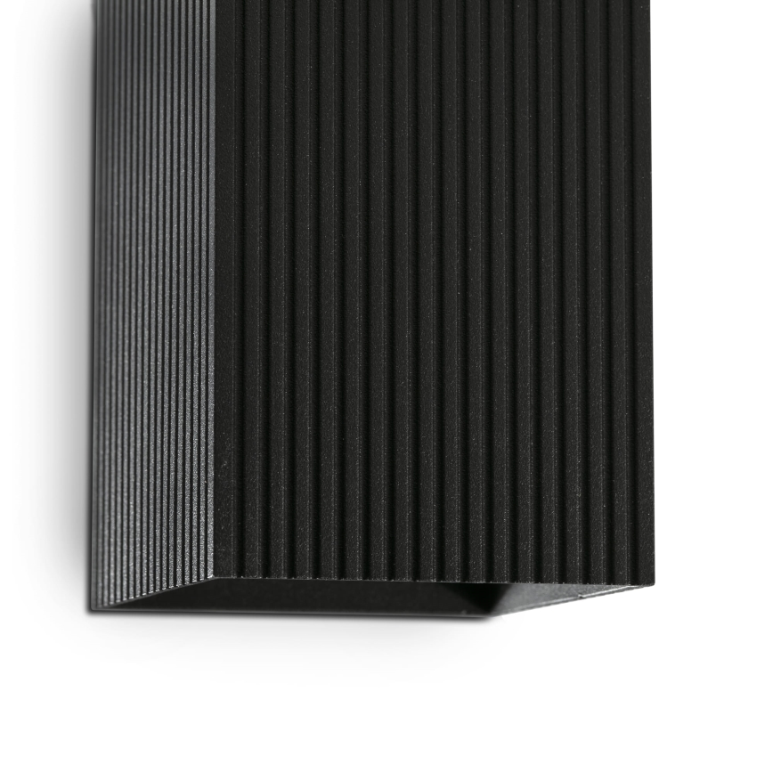 FARO 40566 - Аплик SOLE 2xGU10/8W/230V черен велпапе ъглов