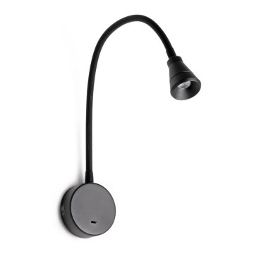 FARO 41030 - LED гъвкава лампа BEL LED/3W/230V черна