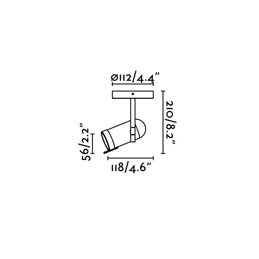 Faro 43529 - Прожектор, луна ORLEANS 1xGU10/8W/230V бяла