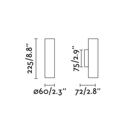 FARO 43760 - Аплик STAN 2xGU10/8W/230V златист