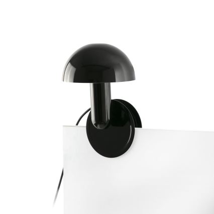 FARO 56100 - Настолна лампа с щипка 2в1 BELA 1xE27/15W/230V черен