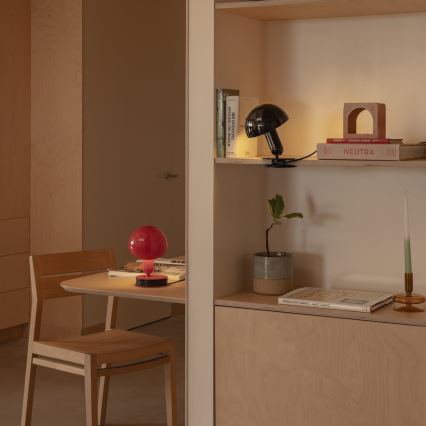 FARO 56100 - Настолна лампа с щипка 2в1 BELA 1xE27/15W/230V черен