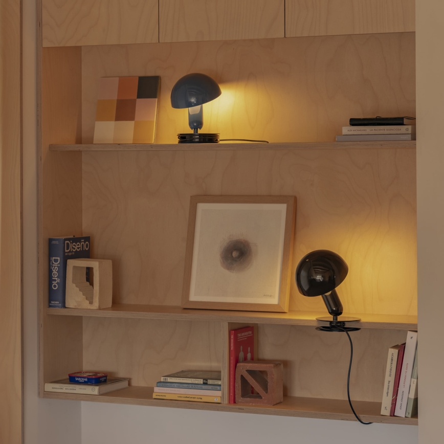 FARO 56100 - Настолна лампа с щипка 2в1 BELA 1xE27/15W/230V черен