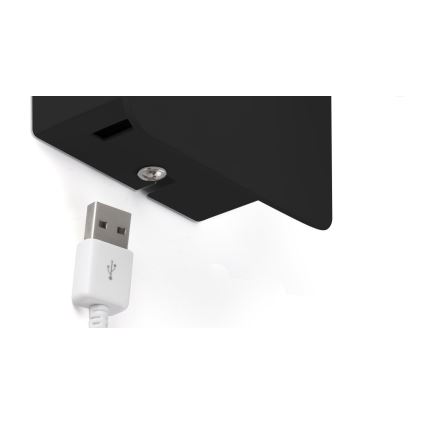 FARO 62116 - LED Стенен спот SUAU LED/3W/230V USB черен