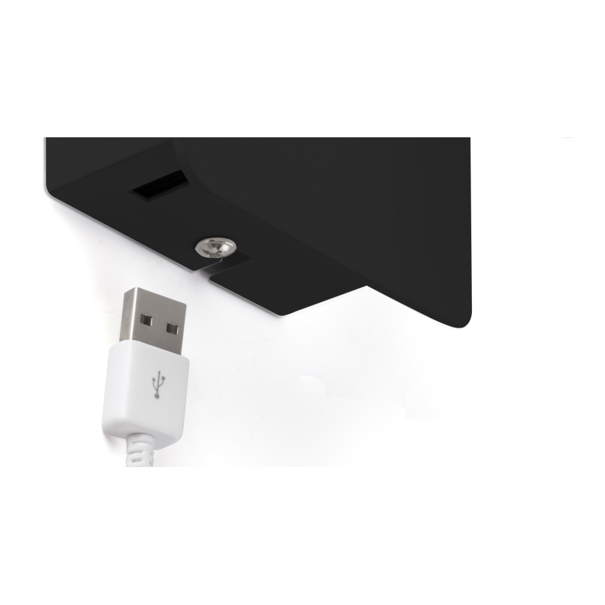 FARO 62116 - LED Стенен спот SUAU LED/3W/230V USB черен