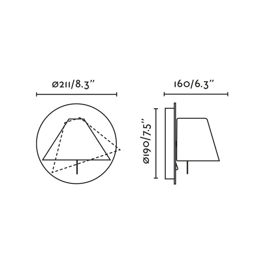 FARO 62356 - Стенно точково осветително тяло NOON 1xE27/15W/230V зелено