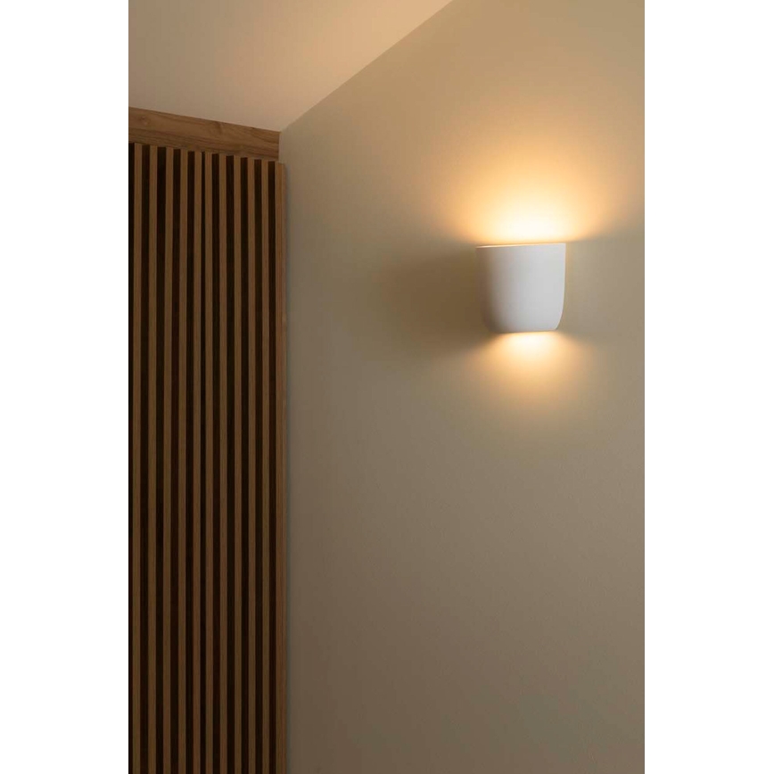 FARO 63428 - Аплик KAPPU 1xE14/7W/230V 15,8x15 см бял