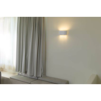 FARO 63430 - Аплик KAPPU 2xE14/7W/230V 16,8x30 см бял