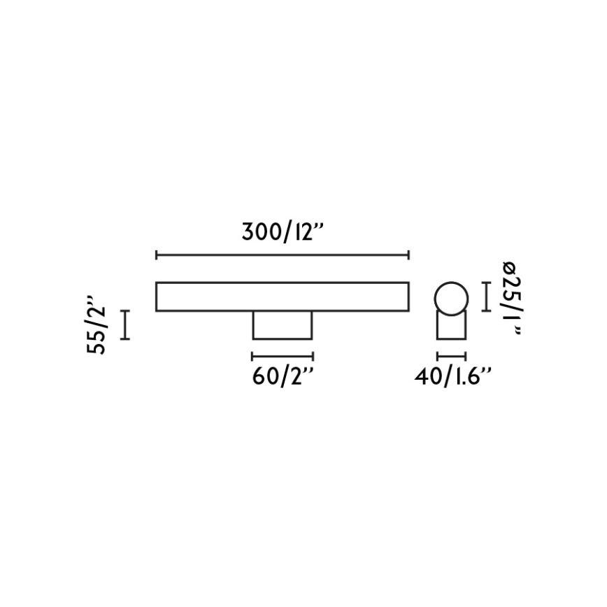 FARO 63548 - LED Лампа за огледало в баня CALMA LED/5W/230V IP44 златист