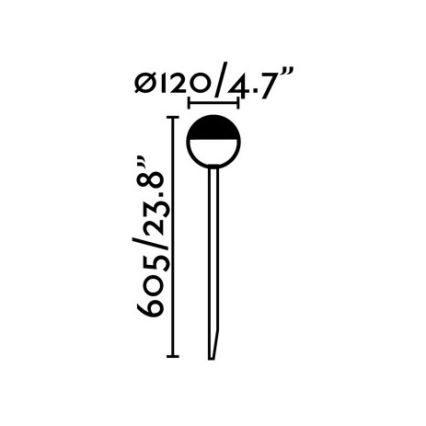 FARO 70245 - LED Външна лампа PICCOLA LED/8W/230V IP65