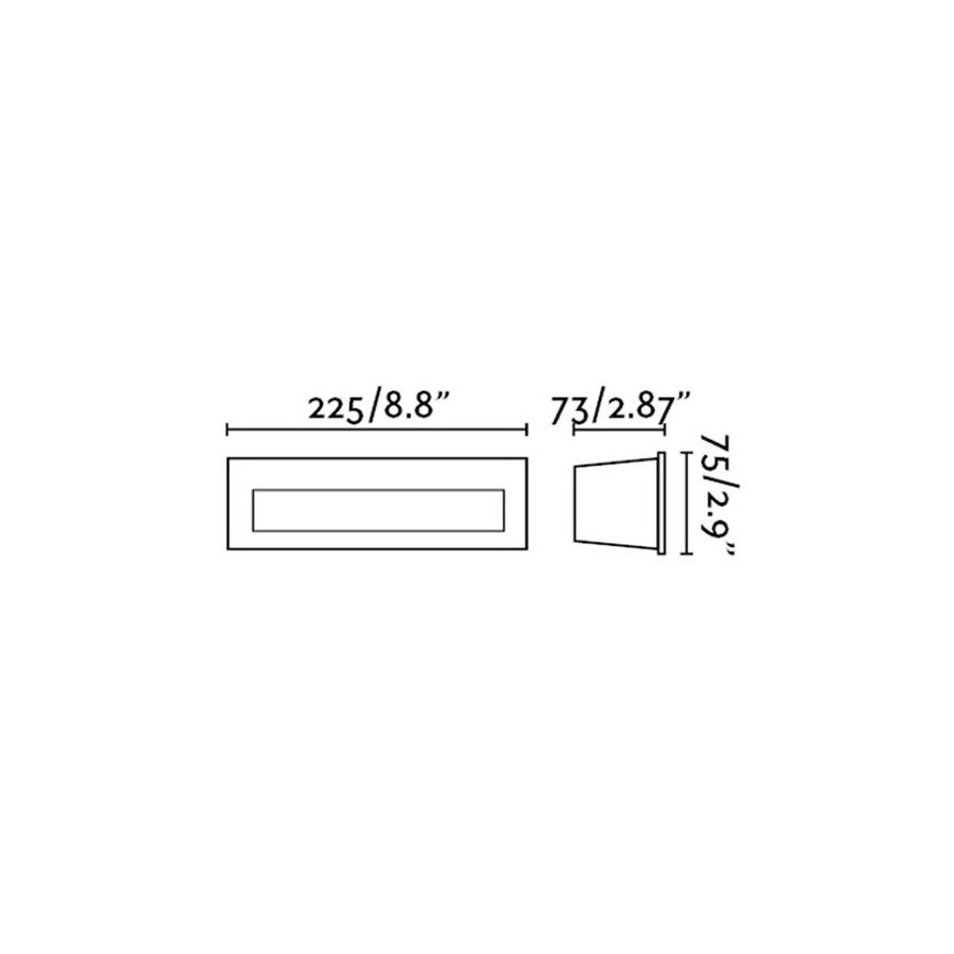 FARO 70271 - LED външно вградено осветително тяло NAT LED/8W/230V IP65 бяло