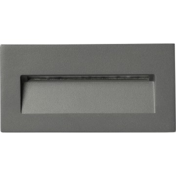 FARO 70289 - LED Лампа за вграждане MANI LED/5W/230V 2200/2700/3200/4000K IK07 IP65 сив