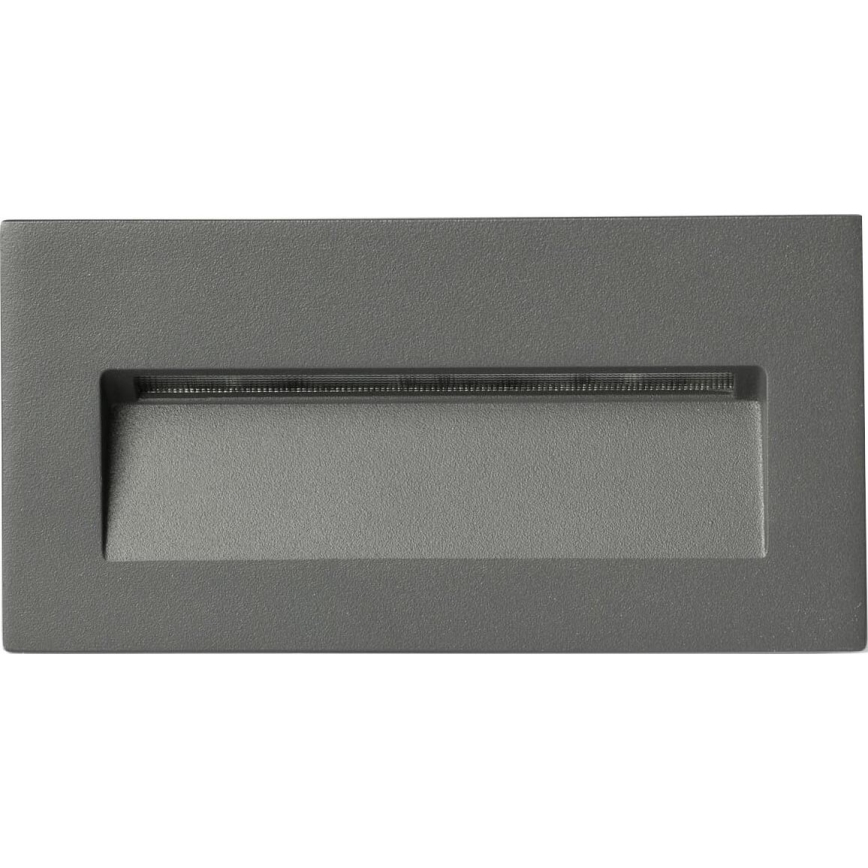 FARO 70289 - LED Лампа за вграждане MANI LED/5W/230V 2200/2700/3200/4000K IK07 IP65 сив