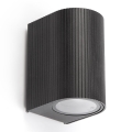 FARO 70322 - Външно стенно осветително тяло ESTELA 1xGU10/5W/230V IP65 черно