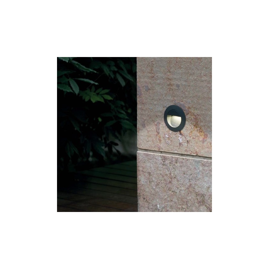 FARO 70403 - Външна LED лампа за стена MINI RACING LED/1,2W/230V IP44
