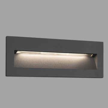 FARO 70638 - LED Вградено външно осветително тяло NAT LED/8W/230V IP65 черно