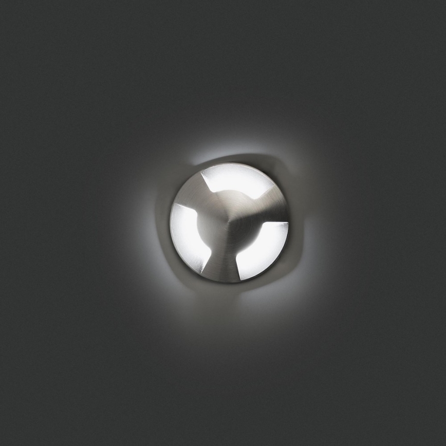 FARO 70662 - Екстериорна LED лампа за алея KANE-3 LED/3W/24V IK08 IP67