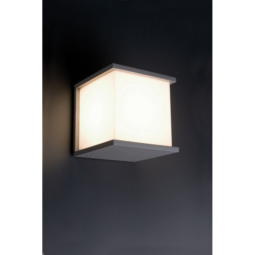 FARO 70689 - Екстериорен аплик KUBICK 1xE27/60W/100-240V IP44