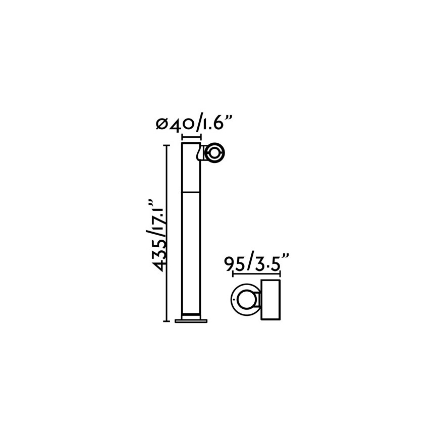 FARO 70783 - LED Външна лампа SPY-2 LED/6W/230V IP65