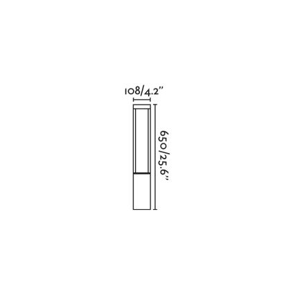 FARO 70842 - LED Екстериорна лампа AGRA LED/9W/230V IP55 антрацит