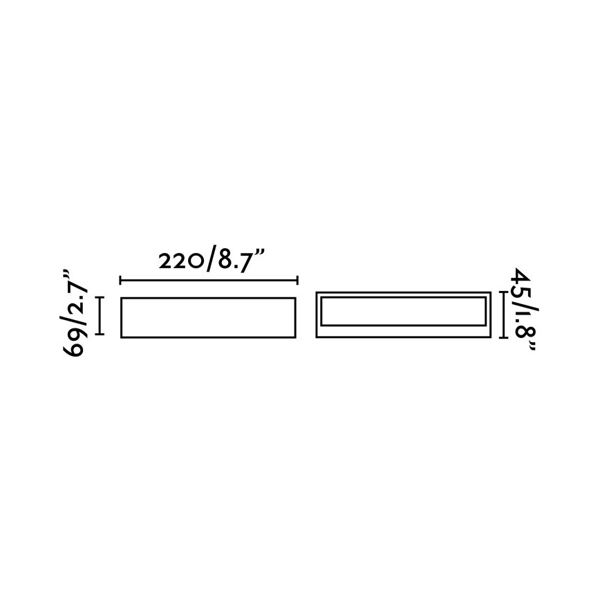 FARO 71052 - LED Екстериорна Стенна лампа TOLUCA LED/16W/230V IP65