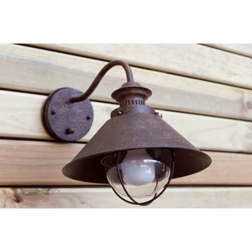 FARO 71110 - Екстериорна Стенна лампа NAUTICA 1xE27/11W/230V