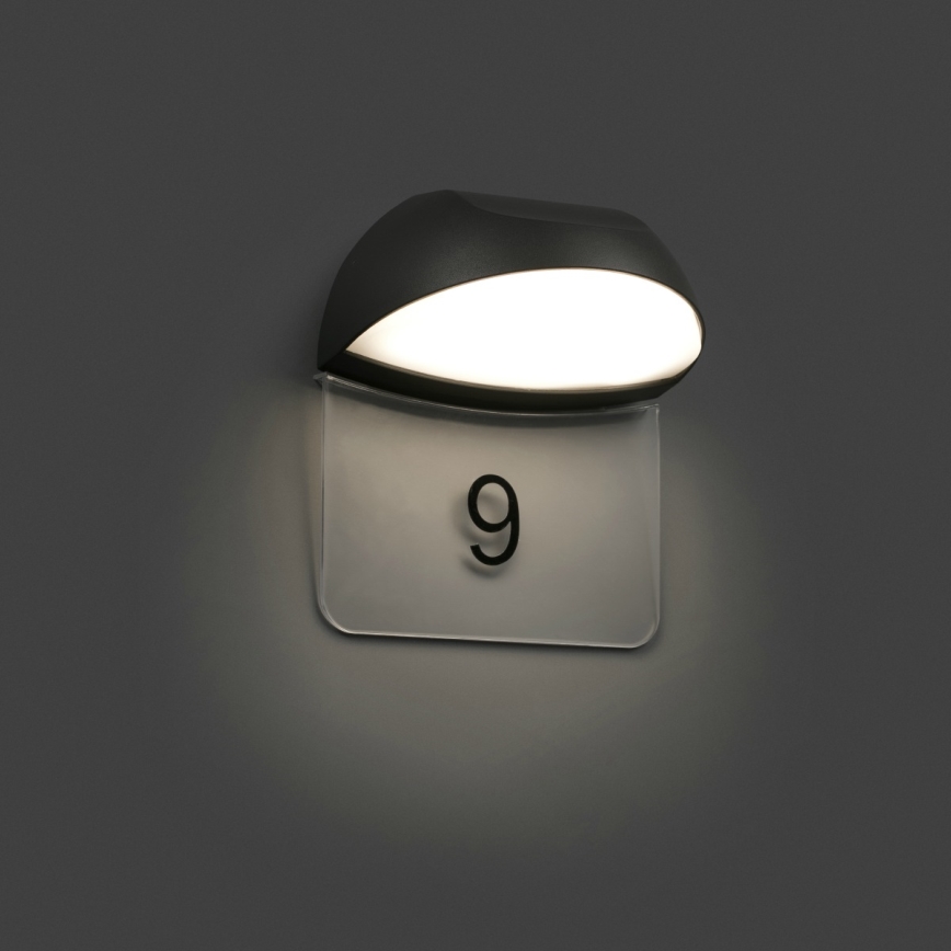 FARO 71197 - LED Екстериорна Стенна лампа NUM 1xLED/7W/230V IP54