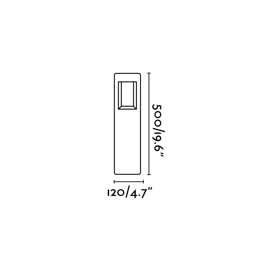 FARO 71199 - LED Екстериорна лампа NAYA LED/8W/230V IP54
