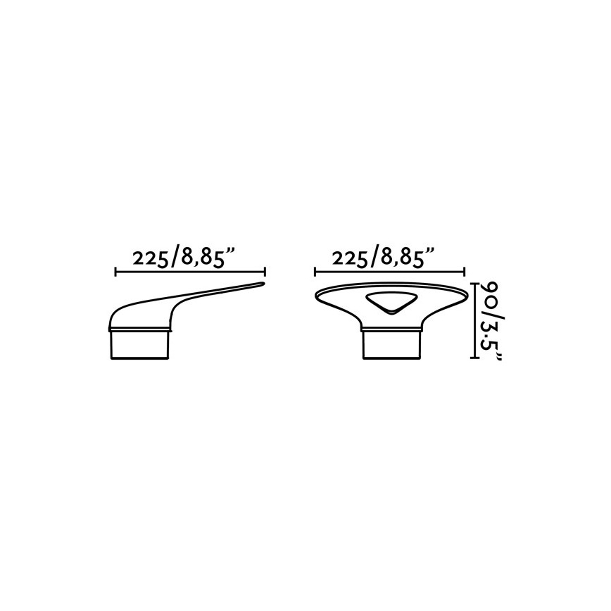 FARO 71223 - LED Външна, настенна лампа LOTUS LED/18W/230V IP65