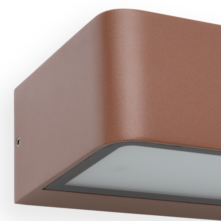 FARO 71309 - LED външно стенно осветително тяло TAKUA LED/10W/230V IP65 кафяво