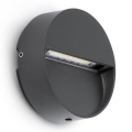 FARO 71960 - LED стълбищно осветително тяло DUNE LED/3W/230V 2200/2700/3200/4000K IP65, кръгло, антрацит