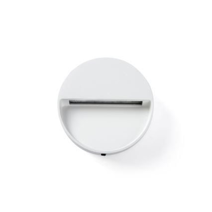 FARO 71961 - LED стълбищно осветително тяло DUNE LED/3W/230V 2200/2700/3200/4000K IP65 бяло, кръгло