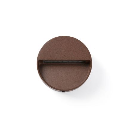 FARO 71962 - LED стълбищно осветително тяло DUNE LED/3W/230V 2200/2700/3200/4000K IP65 кафяво кръгло