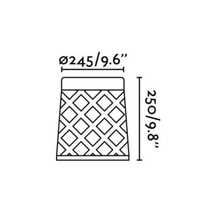 FARO 72311 - Външна LED лампа SHADOW LED/10W/230V IP65