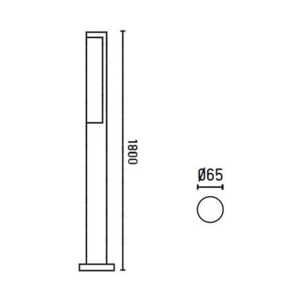 FARO 75524 - LED Външна лампа BERET-3 LED/16W/230V IP54