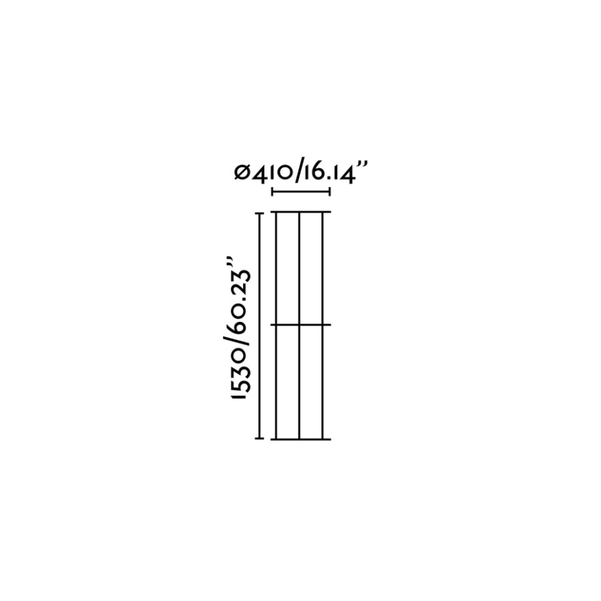 FARO - Екстериорна лампа VERSUS 1xE27/15W/230V IP44