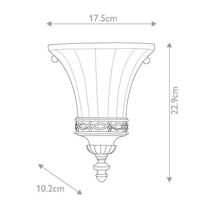 Feiss - Аплик DRAWING ROOM 1xE14/60W/230V