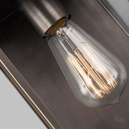 Feiss - Екстериорен аплик GLENVIEW 1xE27/60W/230V IP44 антрацит