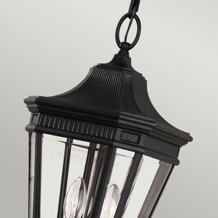 Feiss - Екстериорен пендел COTSWOLD LANE 2xE14/60W/230V черен