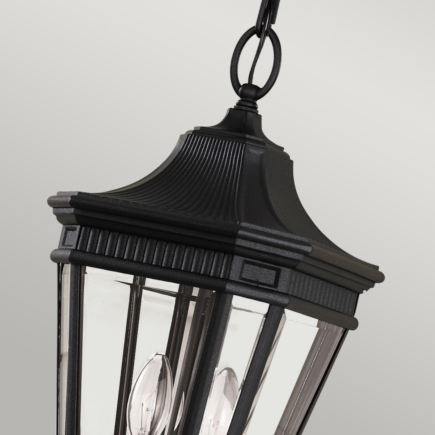 Feiss - Екстериорен пендел COTSWOLD LANE 2xE14/60W/230V черен