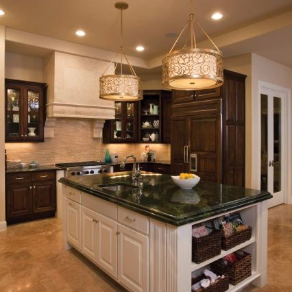 Feiss - Полилей на тръба ARABESQUE 4xE27/60W/230V златист