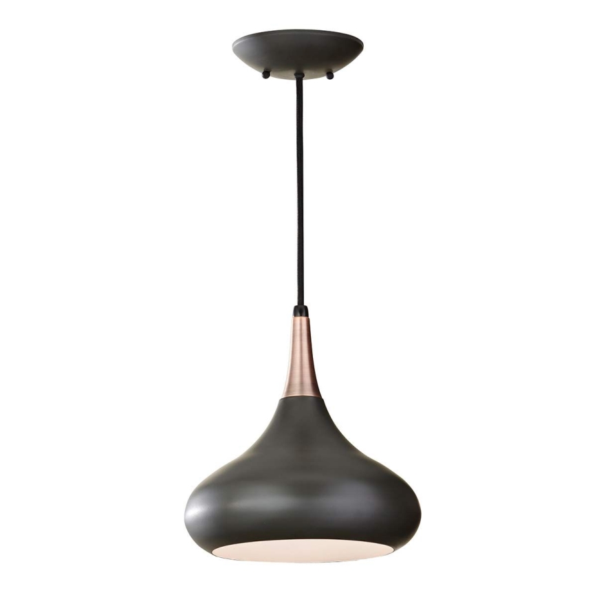 Feiss - Полилей на кабел BESO 1xE27/60W/230V пр. 25,4 cm черно/медно