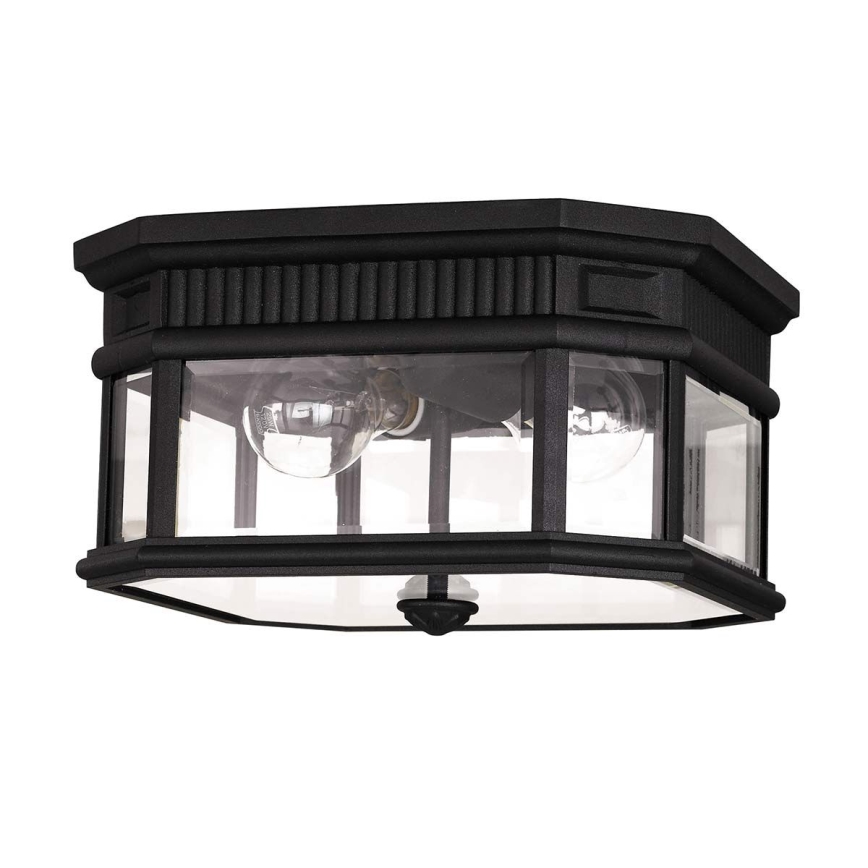 Feiss - Екстериорна лампа за таван COTSWOLD LANE 2xE27/60W/230V IP44